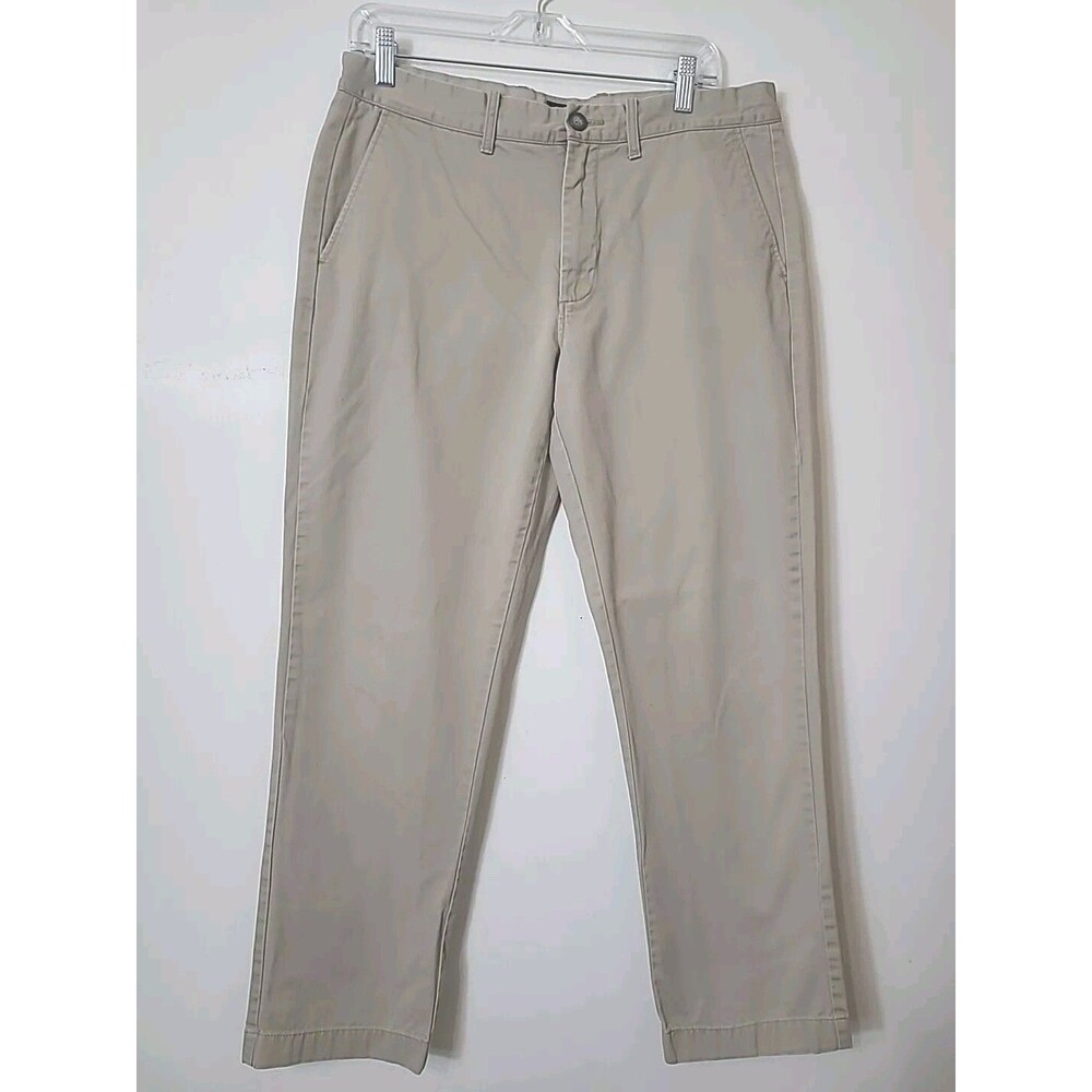 J Crew The Sutton Mens Khaki Tan Pants 34x30 (Flaw)